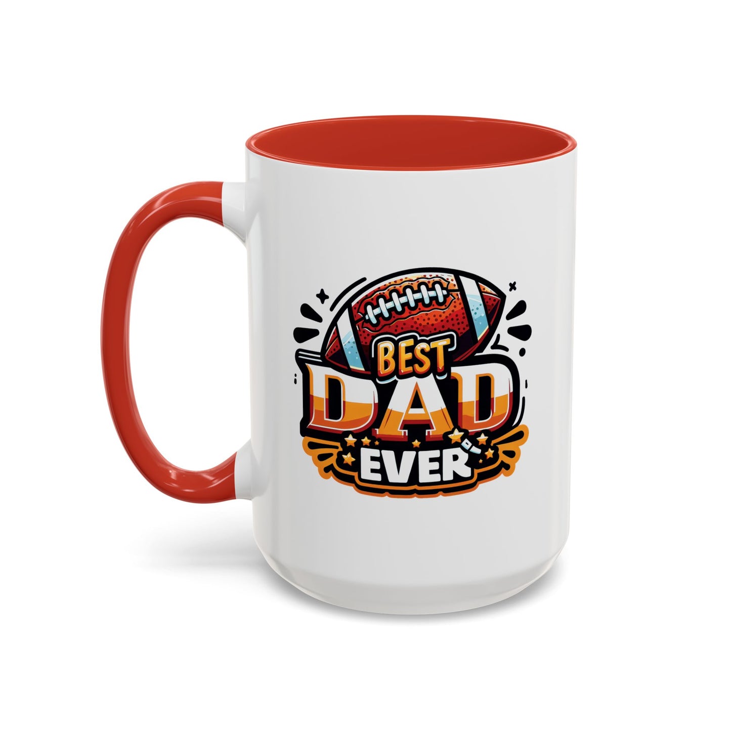 Father's Day Mug - Best Dad Ever Football