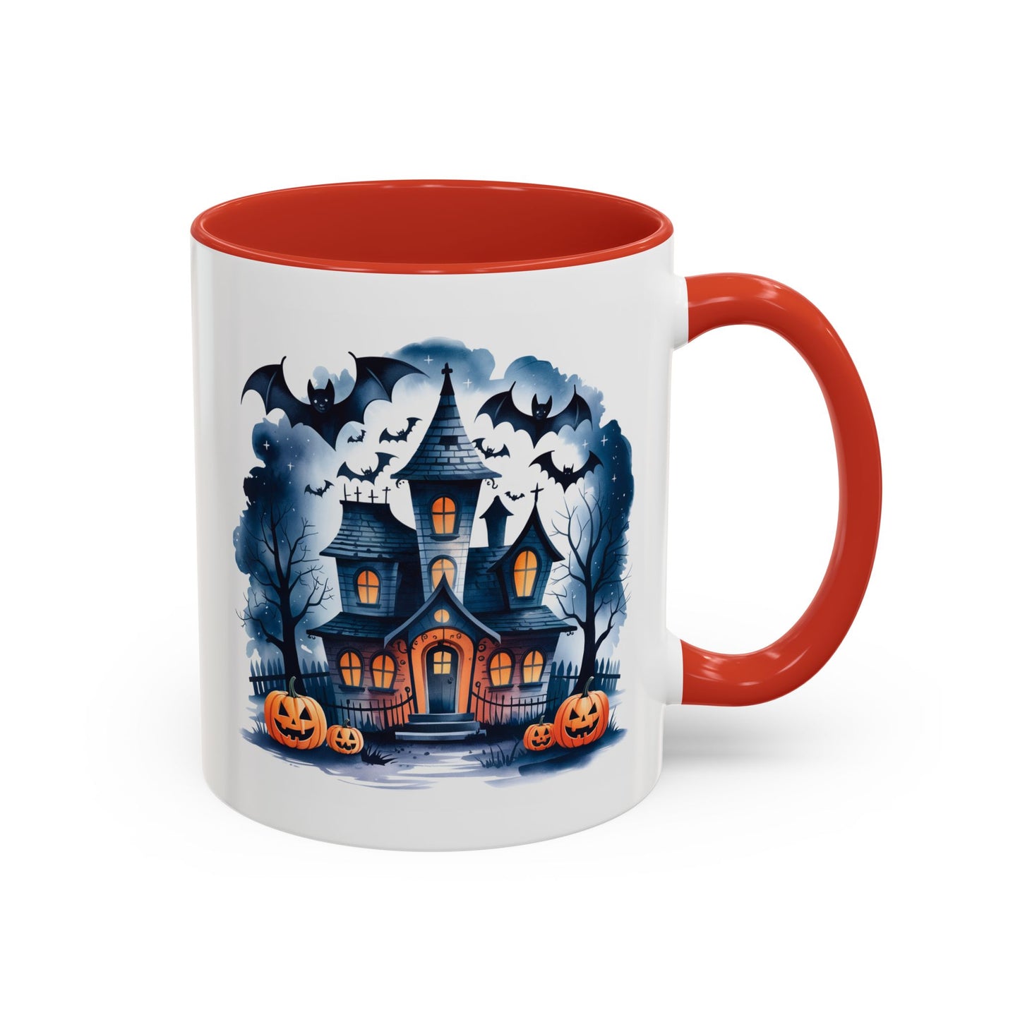 Halloween Mug - Bat Ghost House