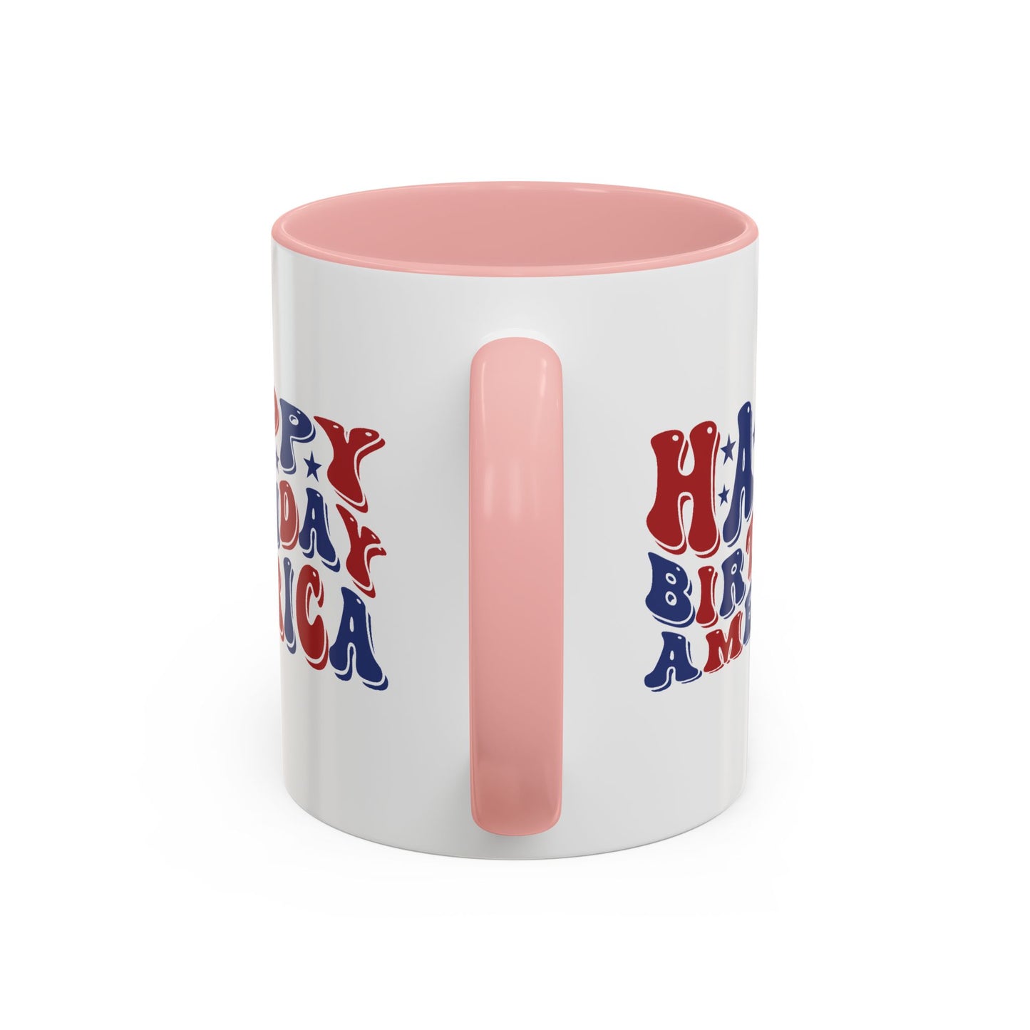 4th of July Mug - Happy Birthday America Retro