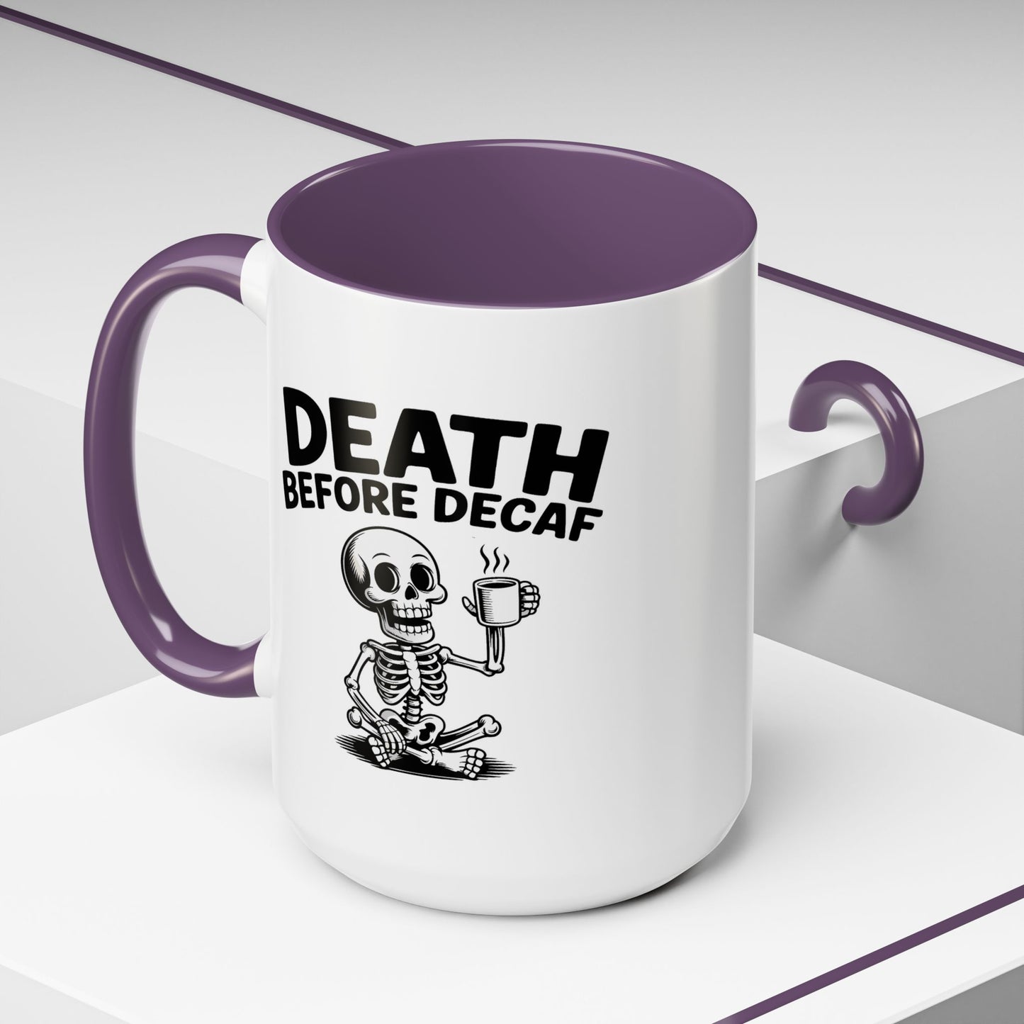Humor Mug - Death Before Decaf