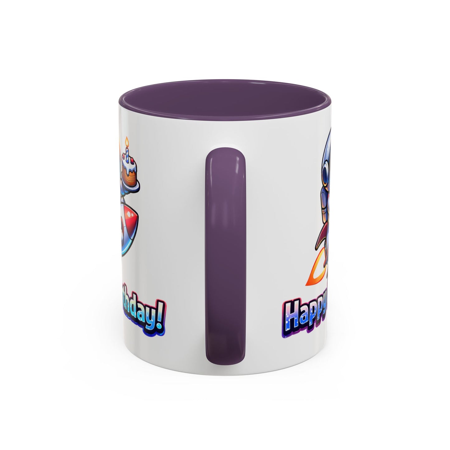 Birthday Mug - Astronaut Rocket