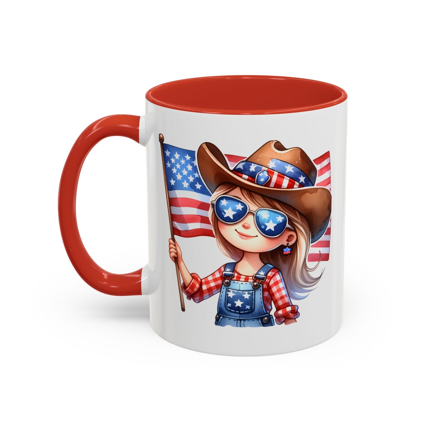 4th of July - Cowgirl Flag