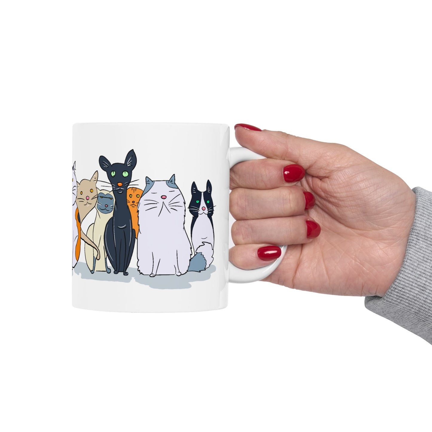 Animal Mug - Animated Cat Wrap