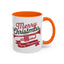 Christmas Mug - Red & Green Text Trumpet