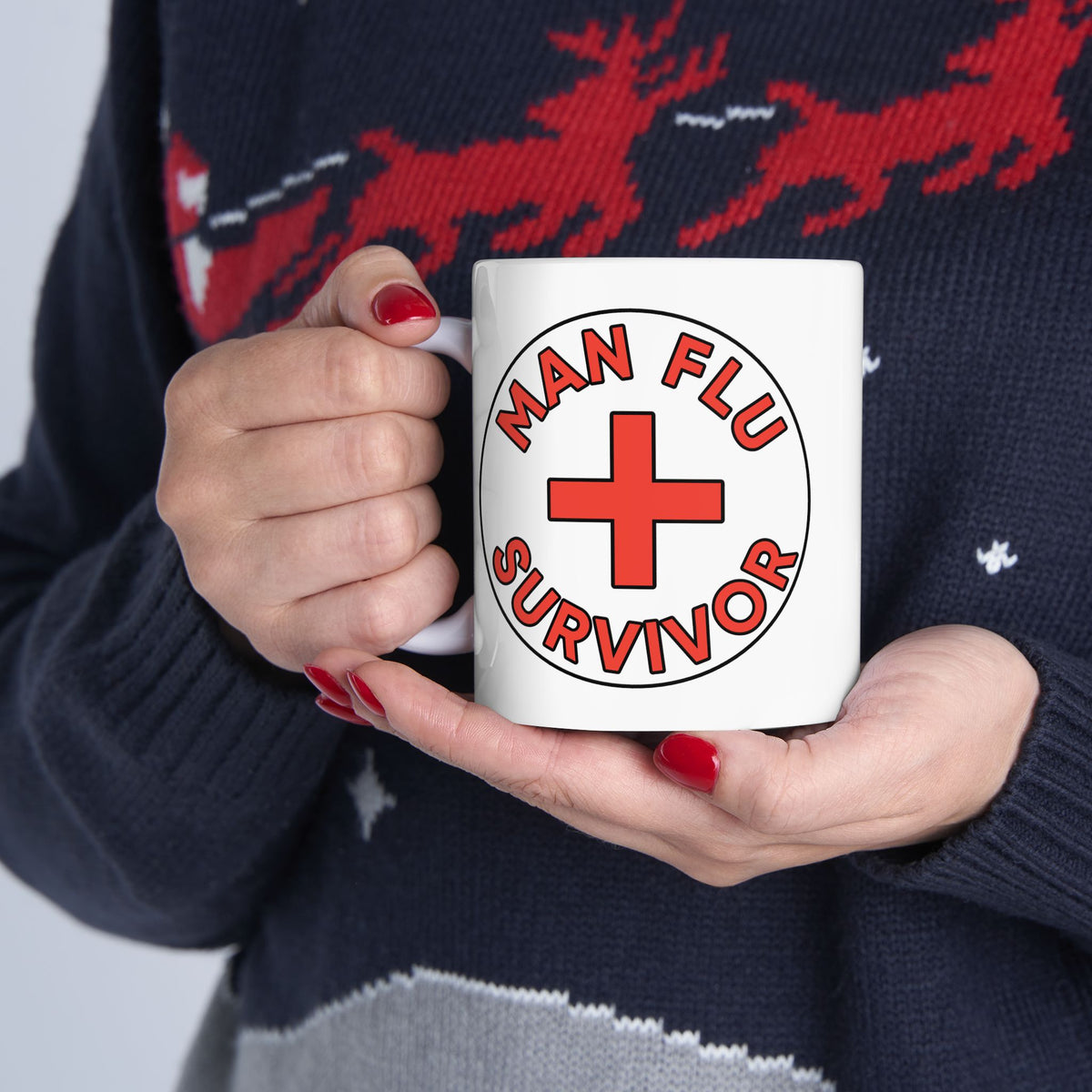 Humor Mug - Man Flu Survivor