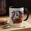 Halloween Mug - Winking Ghost With Pumpkin