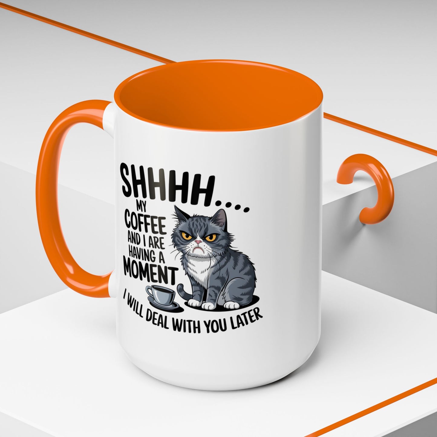 Animal Mug - Shhhh My Coffee and I