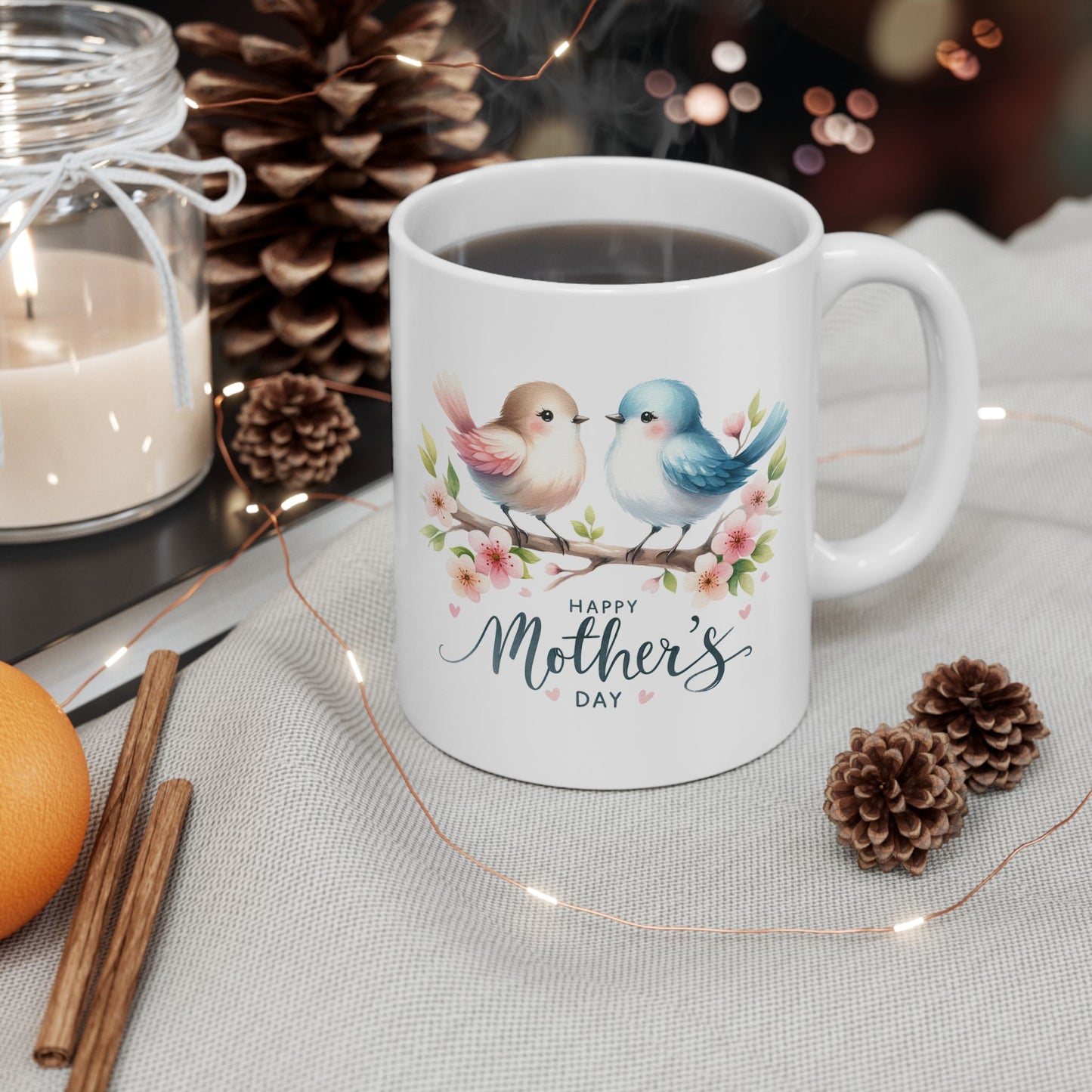 Mother's Day Mug - Happy Mother's Day Birds