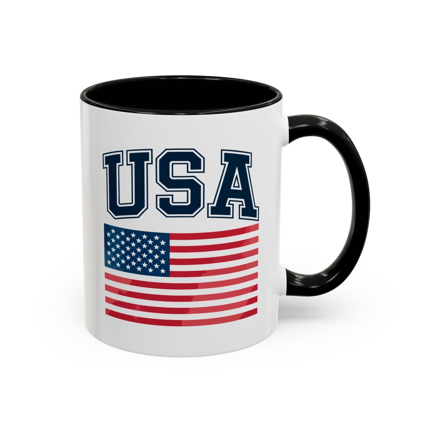 4th of July Mug - USA & Flag
