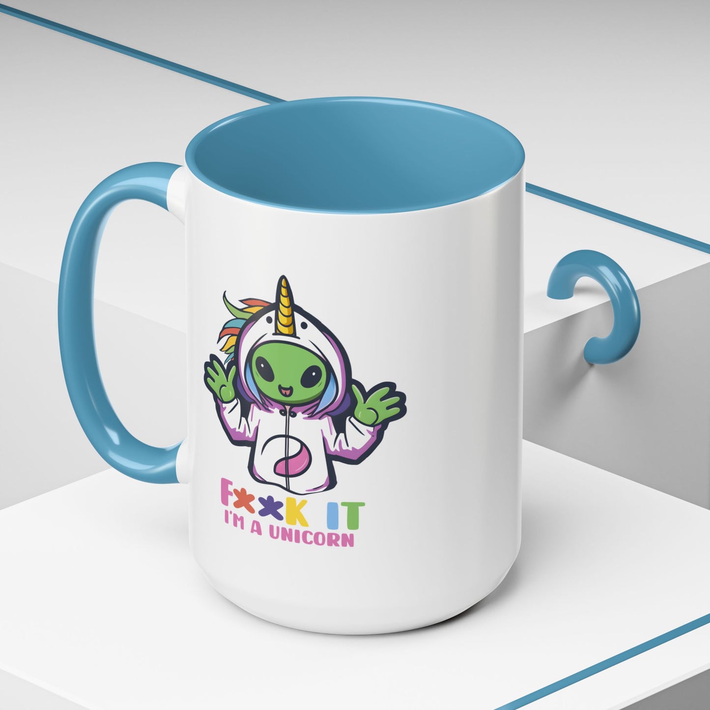 Alien Mug - F**K It I'm A Unicorn