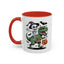 Halloween Mug - Skeleton Riding Dinosaur