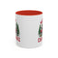 Christmas Mug - Merry Christmas Red & White Camper