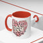 Mother's Day Mug - Love You Mom Retro Heart