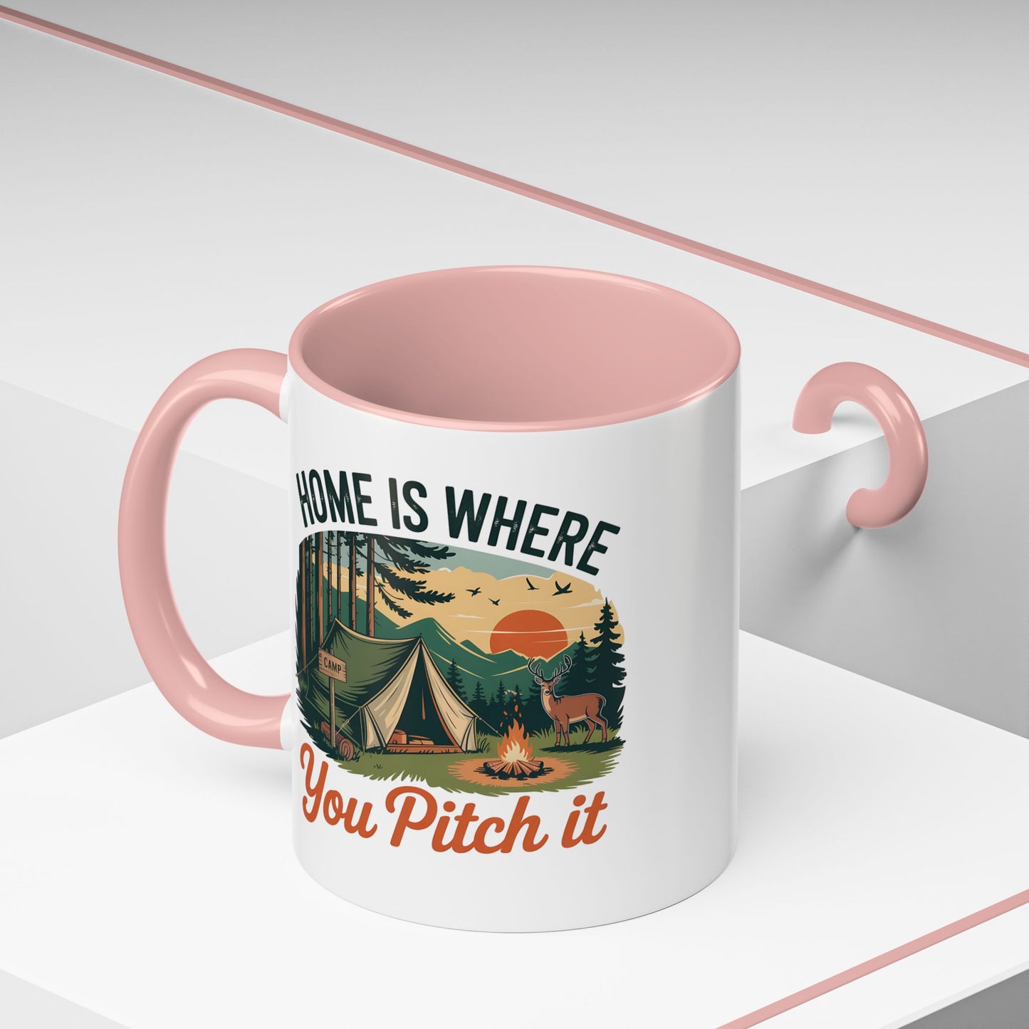 Adventure Mug - Home Is Where You Pitch It