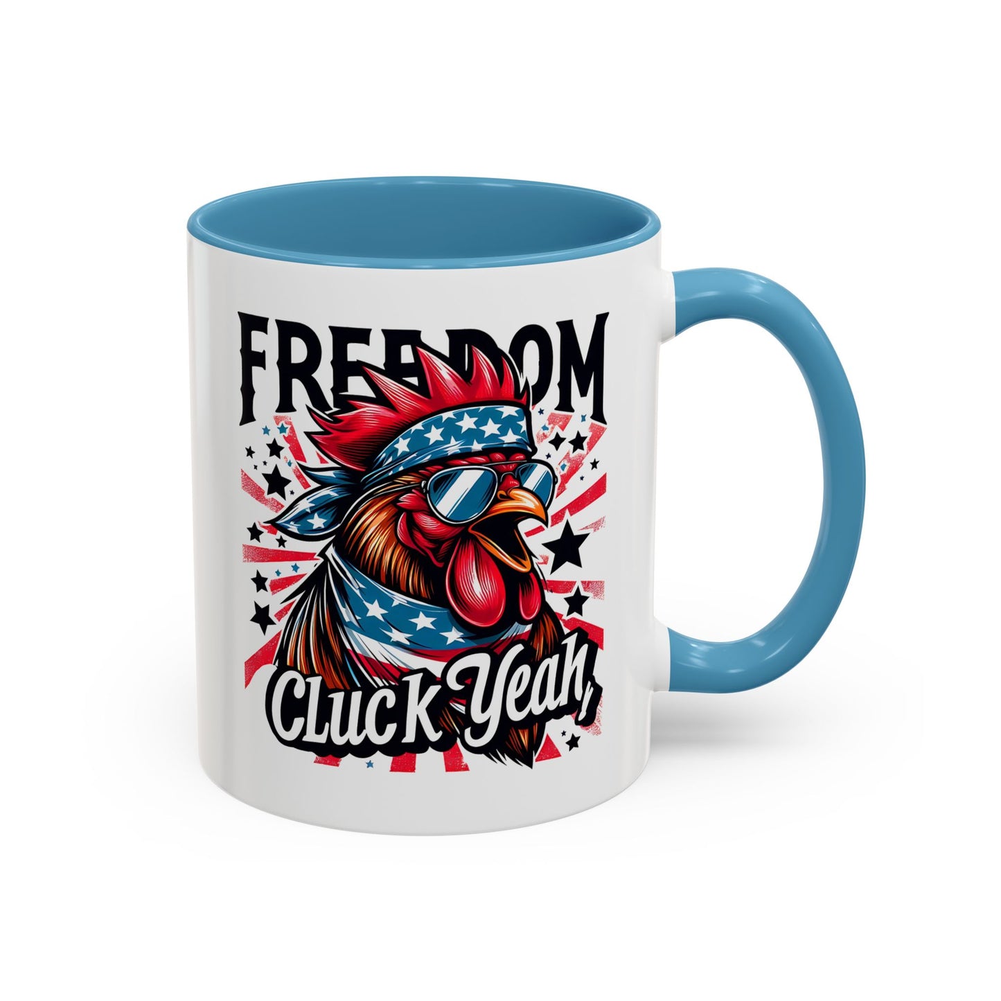 4th of July Mug - Freedom Cluck Yeah!