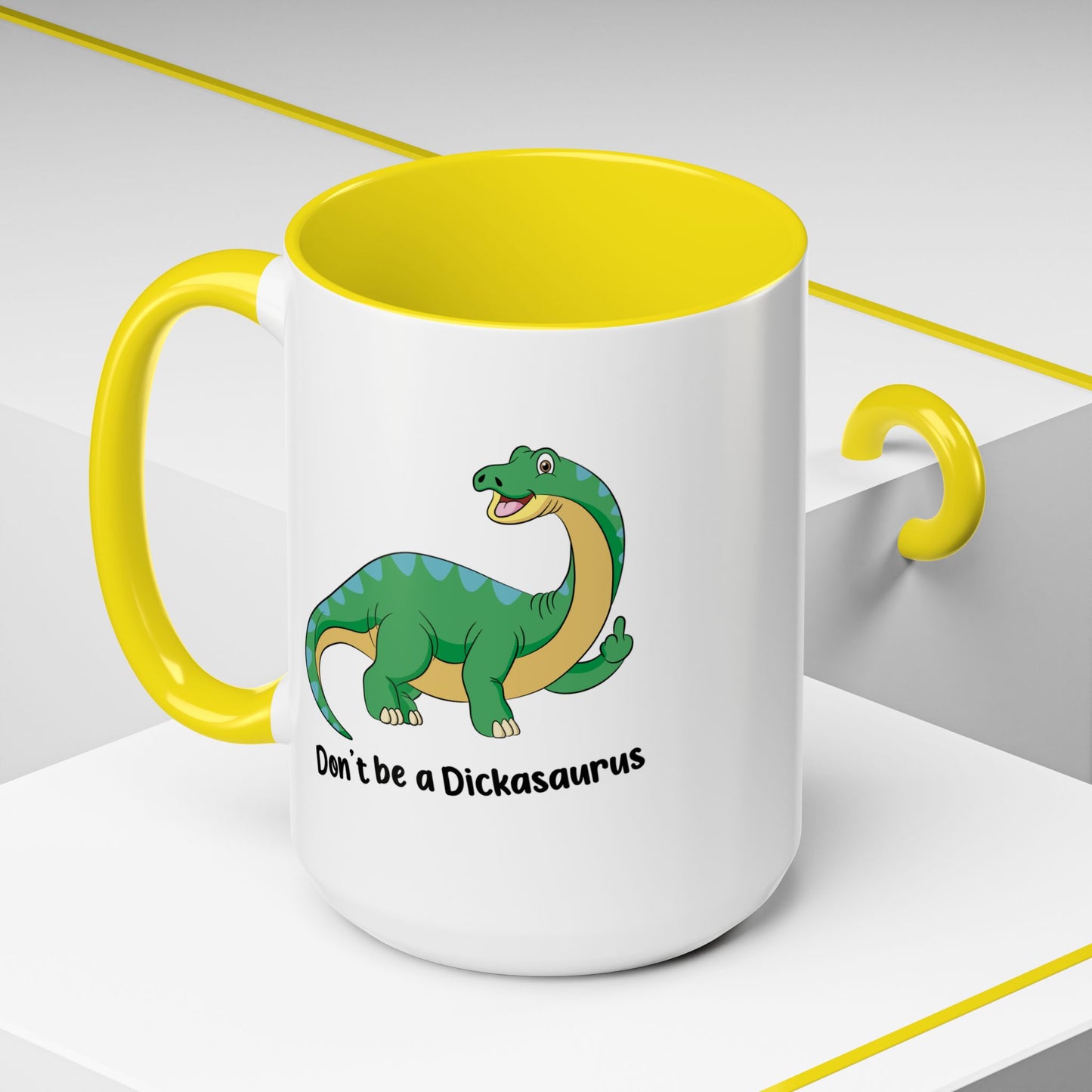 Adult Mug - Don't Be A Dickasaurus