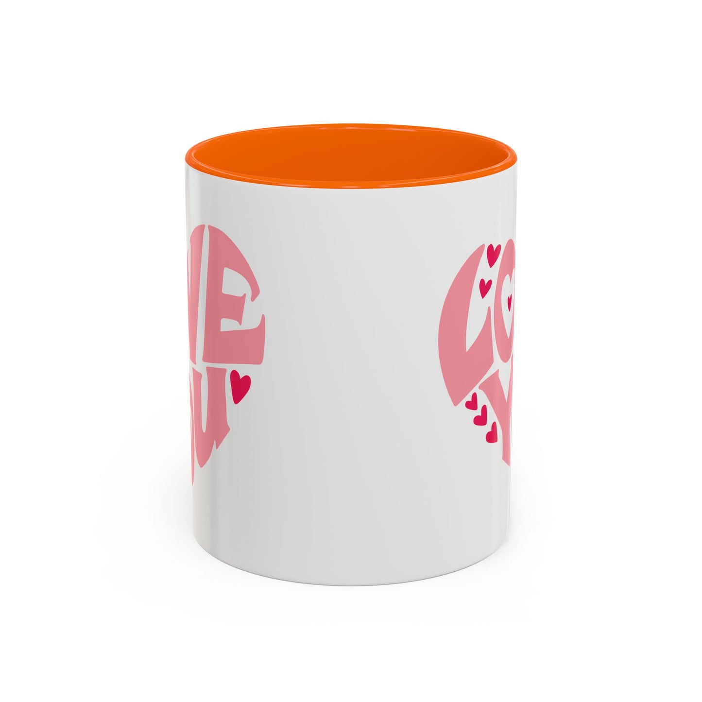 Valentine's Day Mug - Love You Heart Lettering