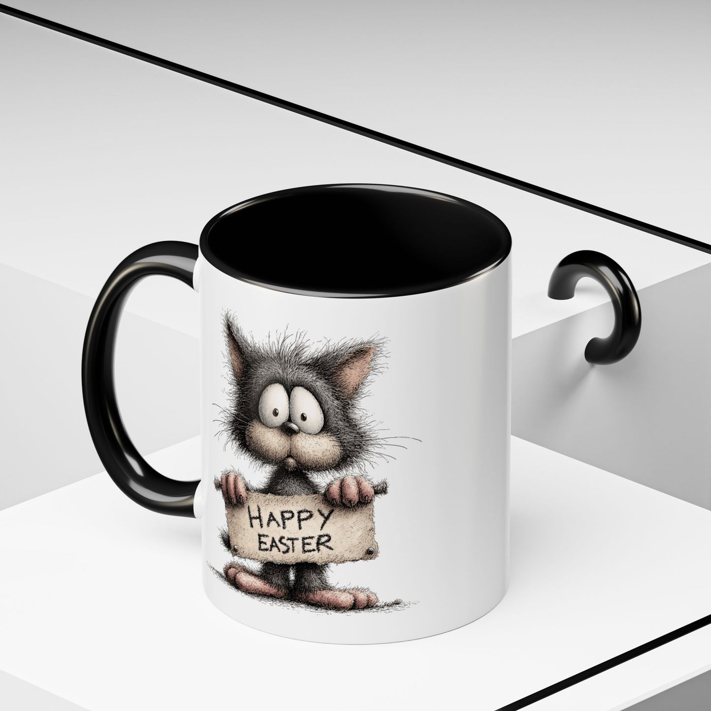 Easter Mug - Happy Easter Cat