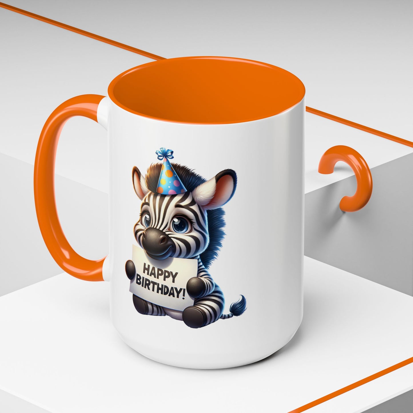Birthday Mug - Zebra Clipart