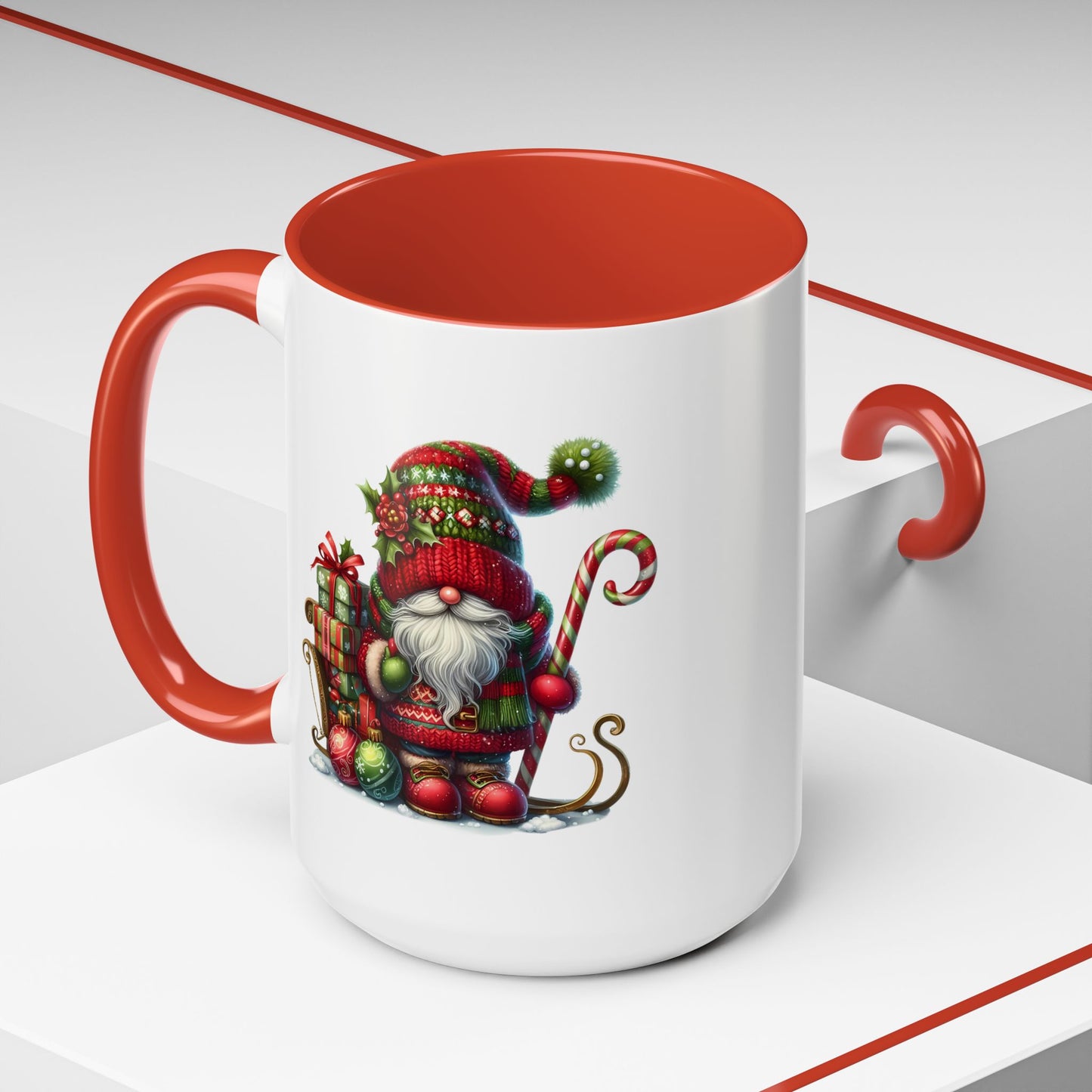 Christmas Mug - Gnome Sleigh