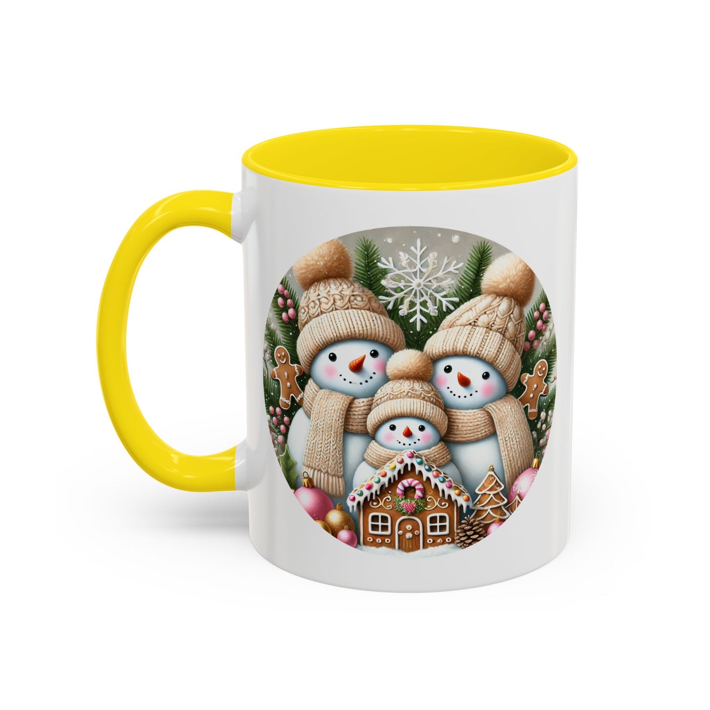 Christmas Mug - Gingerbread Snowman Family