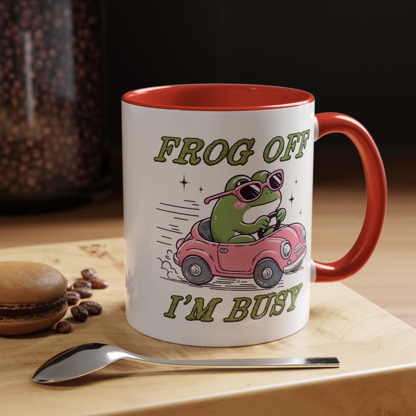 Humor Mug - Frog Off I'm Busy