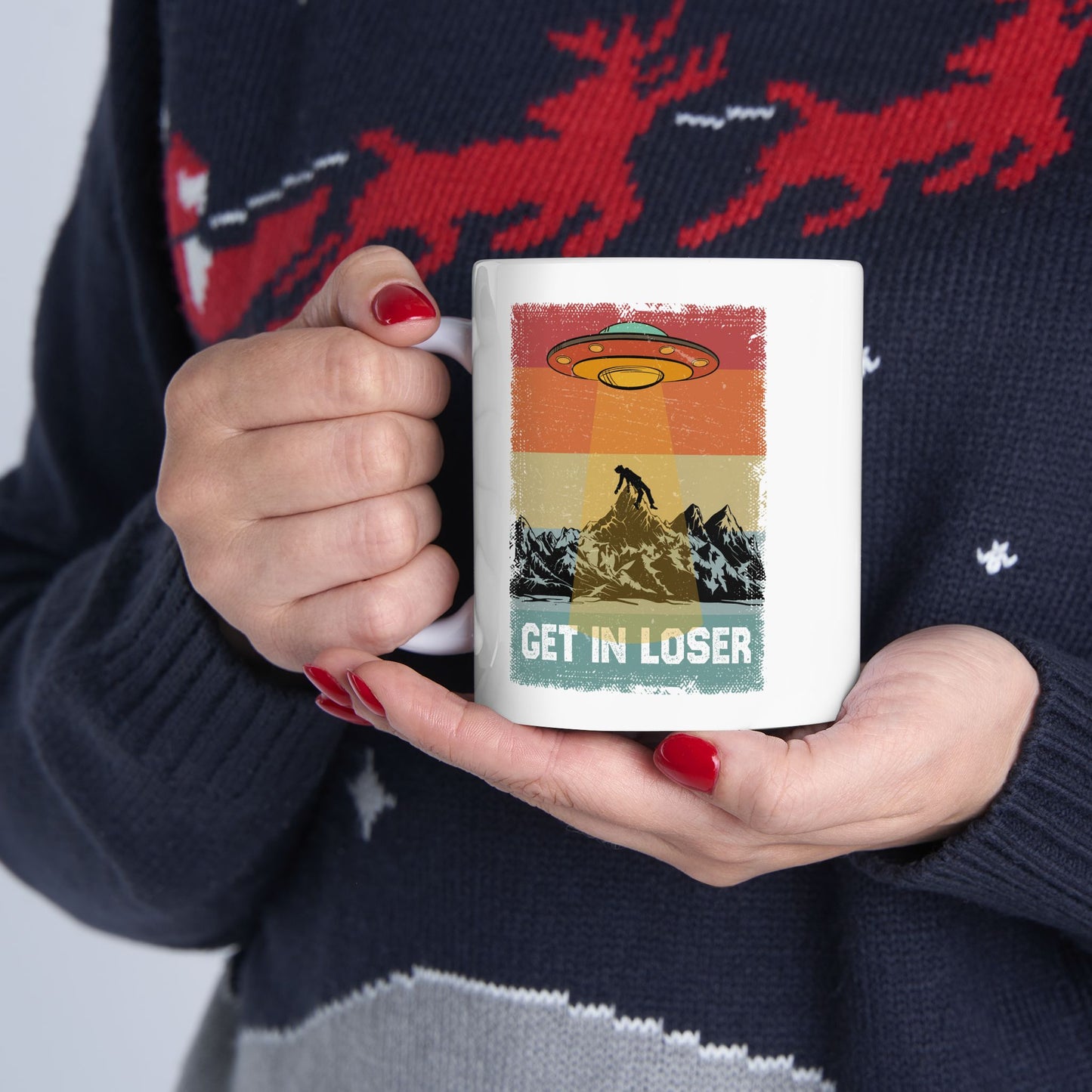 Alien Mug - Get In Loser