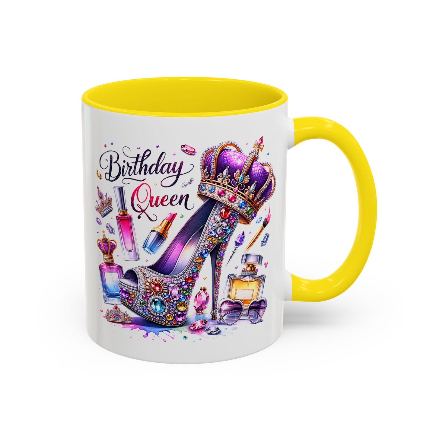 Birthday Mug - Birthday Queen Glitter