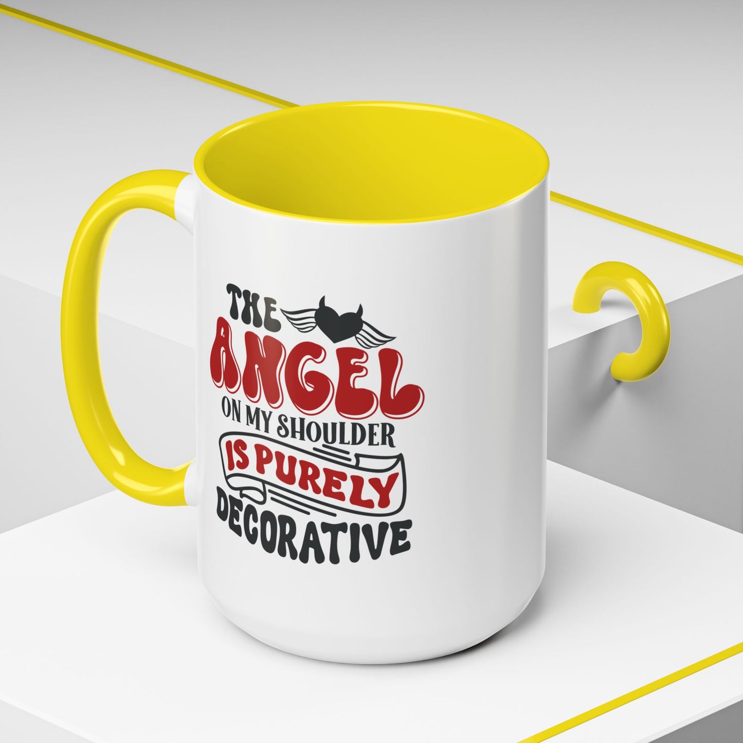 Humor Mug - The Angel on my Shoulder