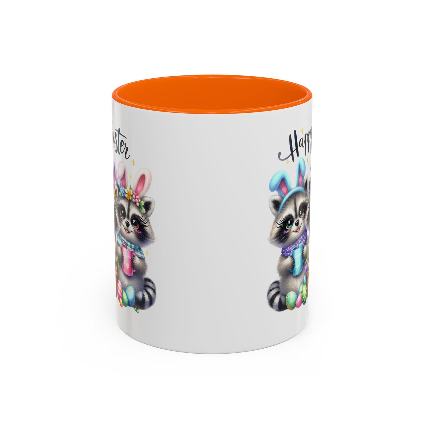 Easter Mug - Happy Easter Racoons