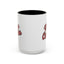 Christmas Mug - Merry Christmas Red & Black Baseball Text
