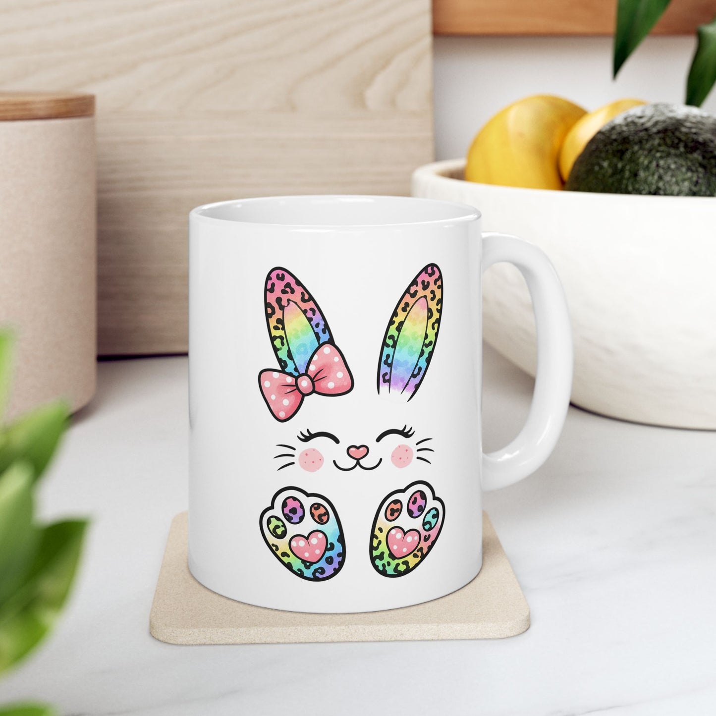 Easter Mug - Colorful Bunny