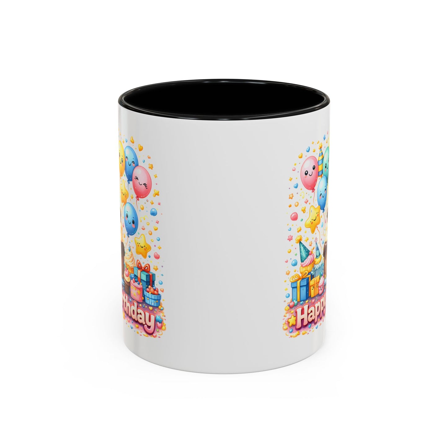 Birthday Mug - Cake and Balloons
