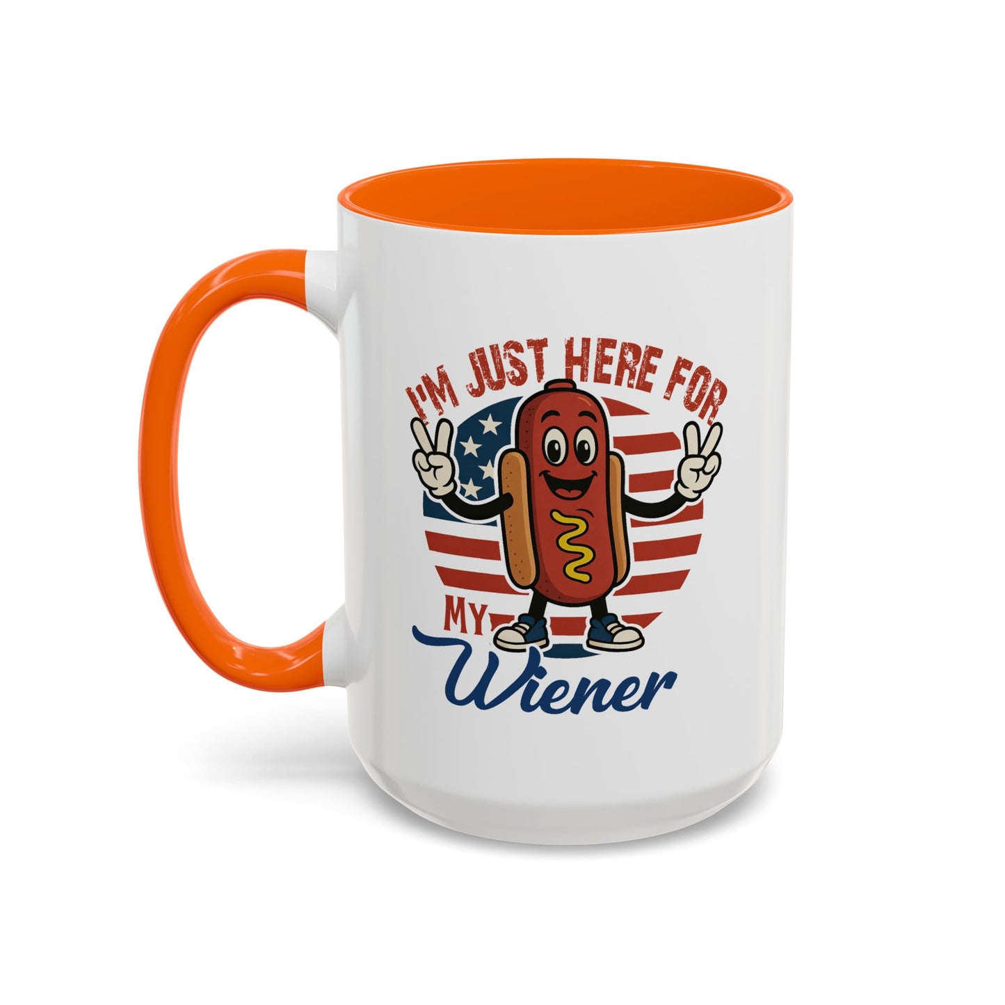 Adult Mug - I'm Just Here For My Wiener