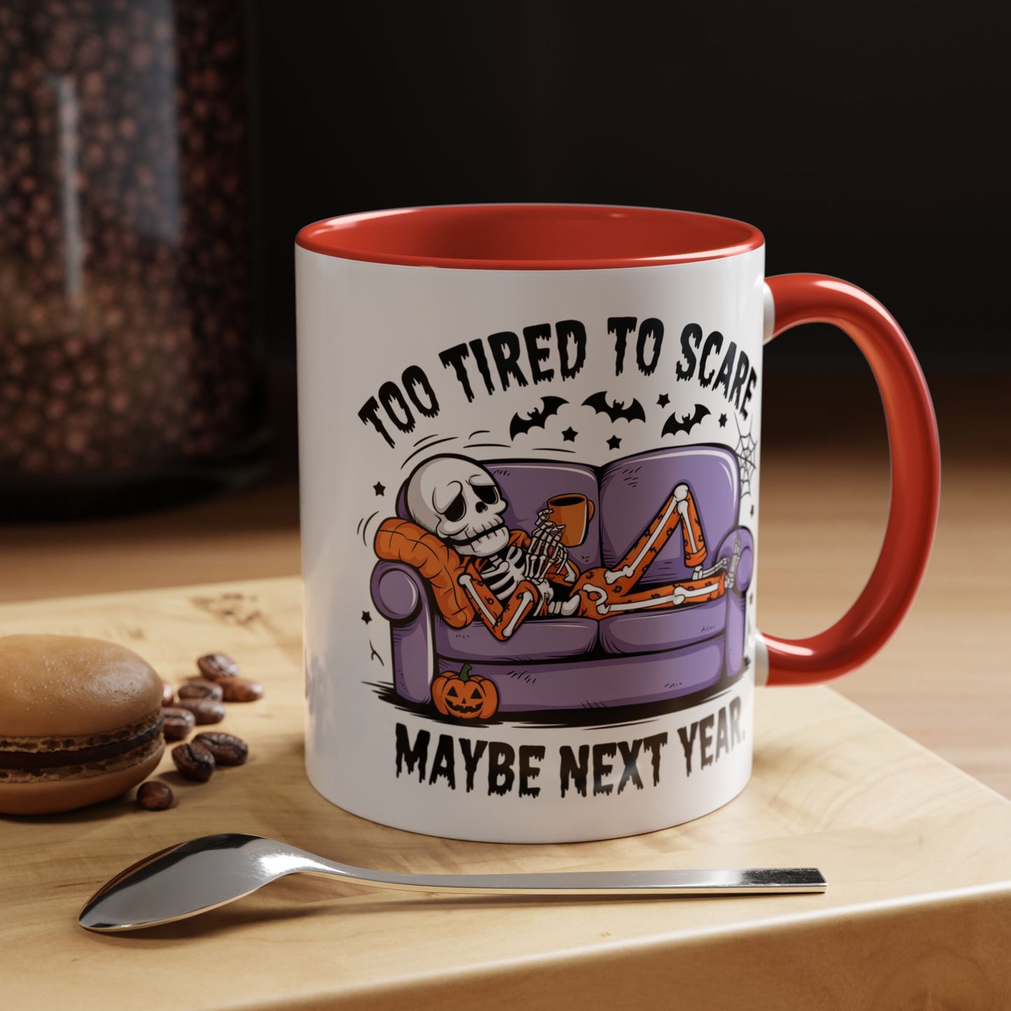 Halloween Mug - Too Tired To Scare