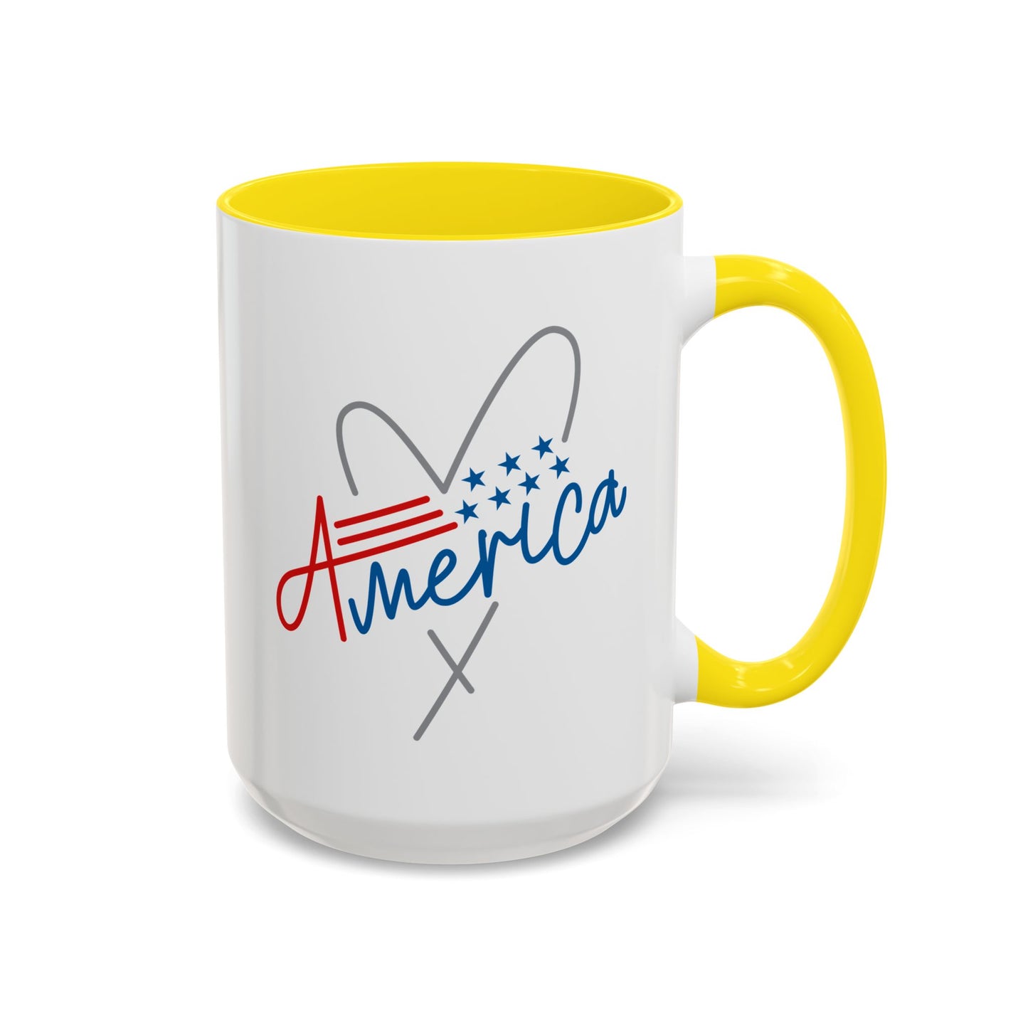 4th of July Mug - America Heart