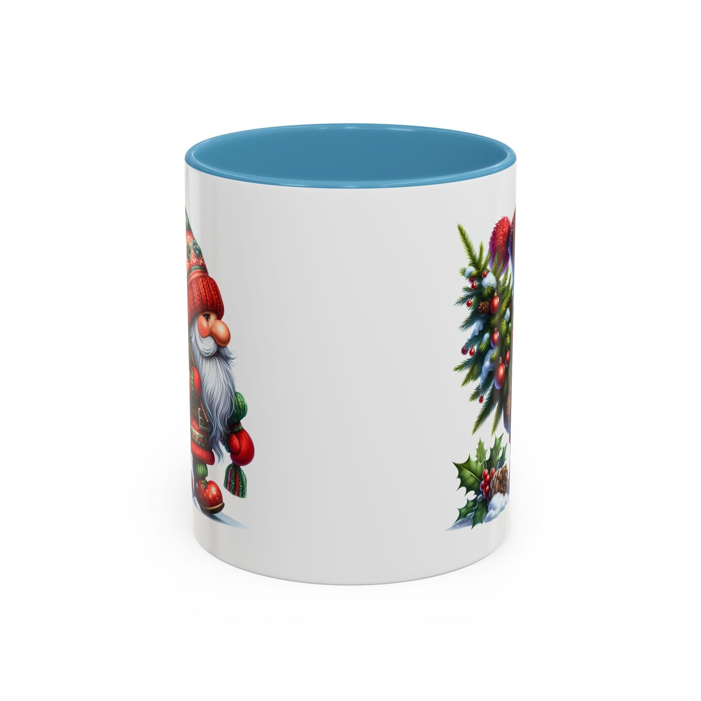 Christmas Mug - Gnome Christmas Tree and Pine Cone
