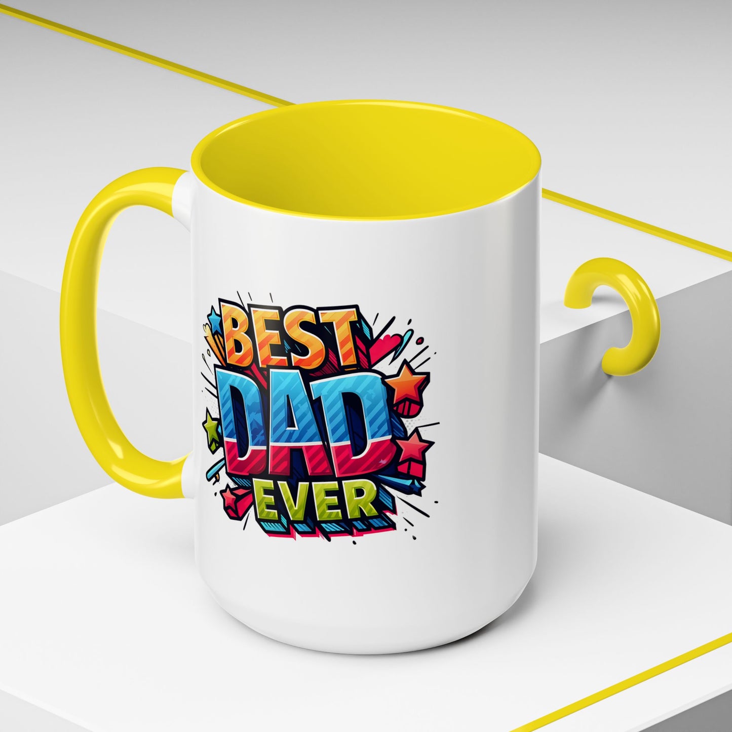 Father's Day Mug - Best Dad Ever Comic