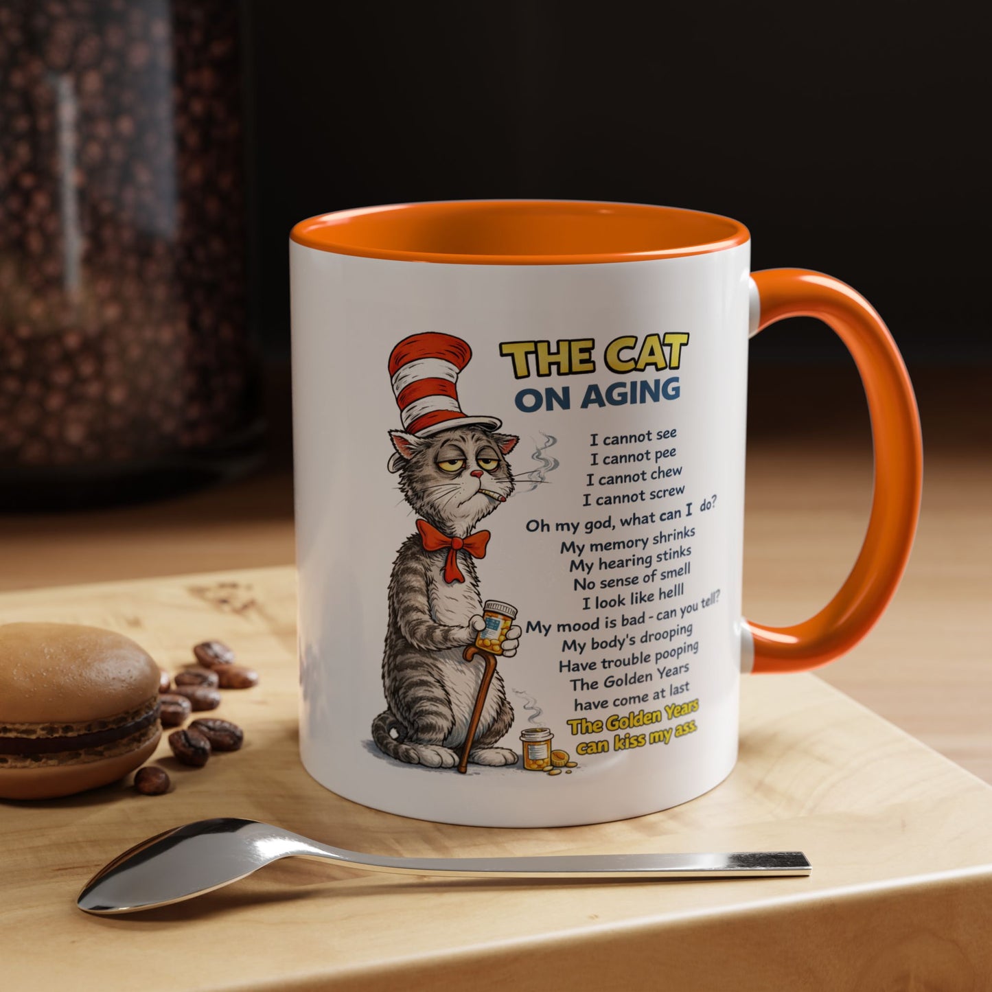 Humor Mug - The Cat Of Aging