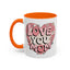Mother's Day Mug - Love You Mom Retro Heart