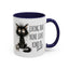 Humor Mug - Living That Nine Lives