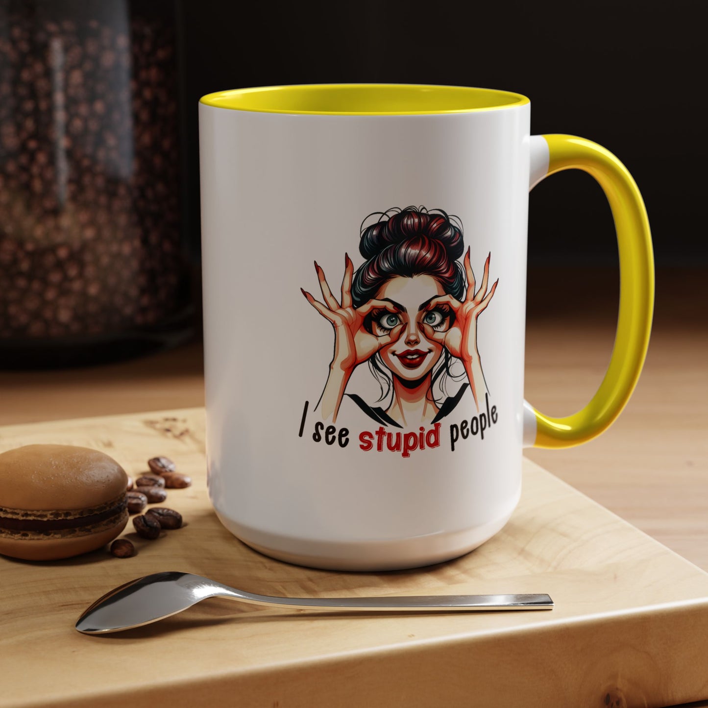 Adult Mug - I See Stupid People