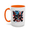4th of July Mug - Skull With American Flag