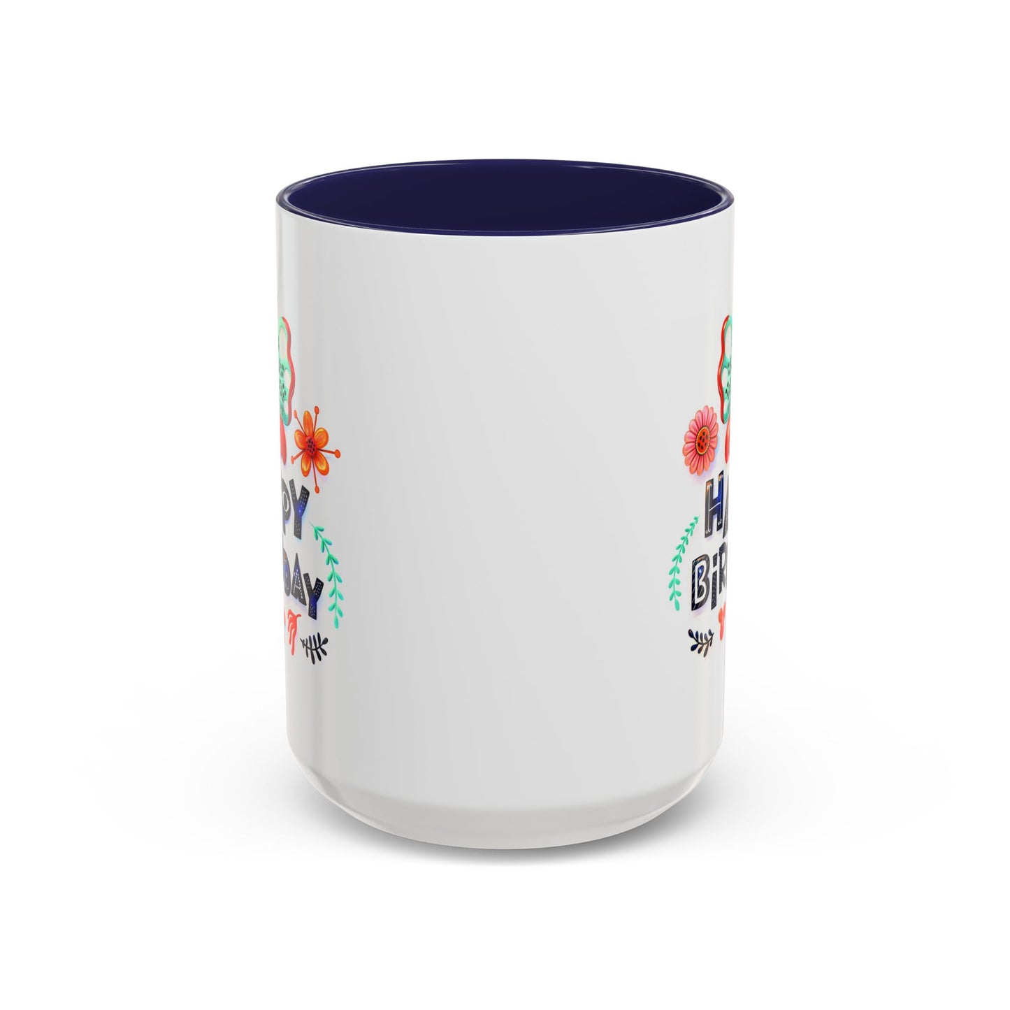 Birthday Mug - Butterfly Flowers