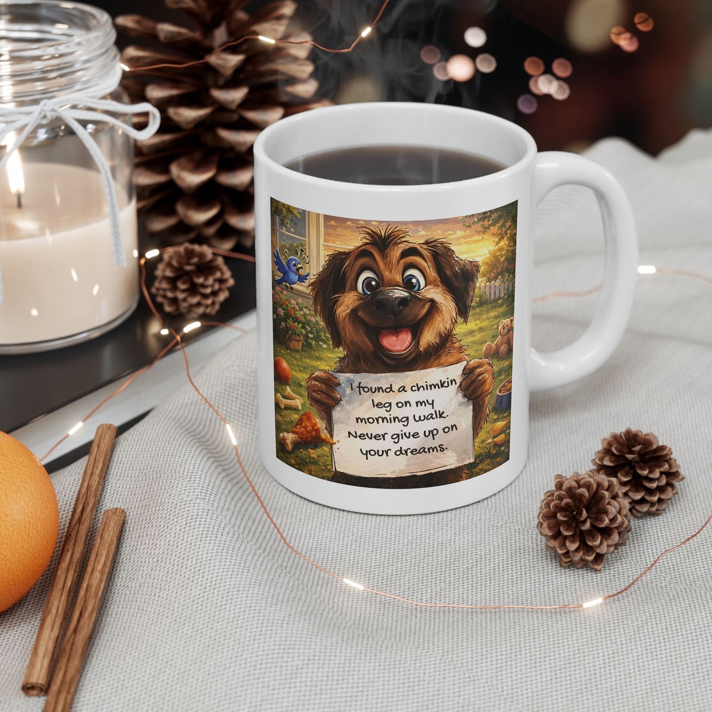 Animal Mug - I found A Chimkin Leg
