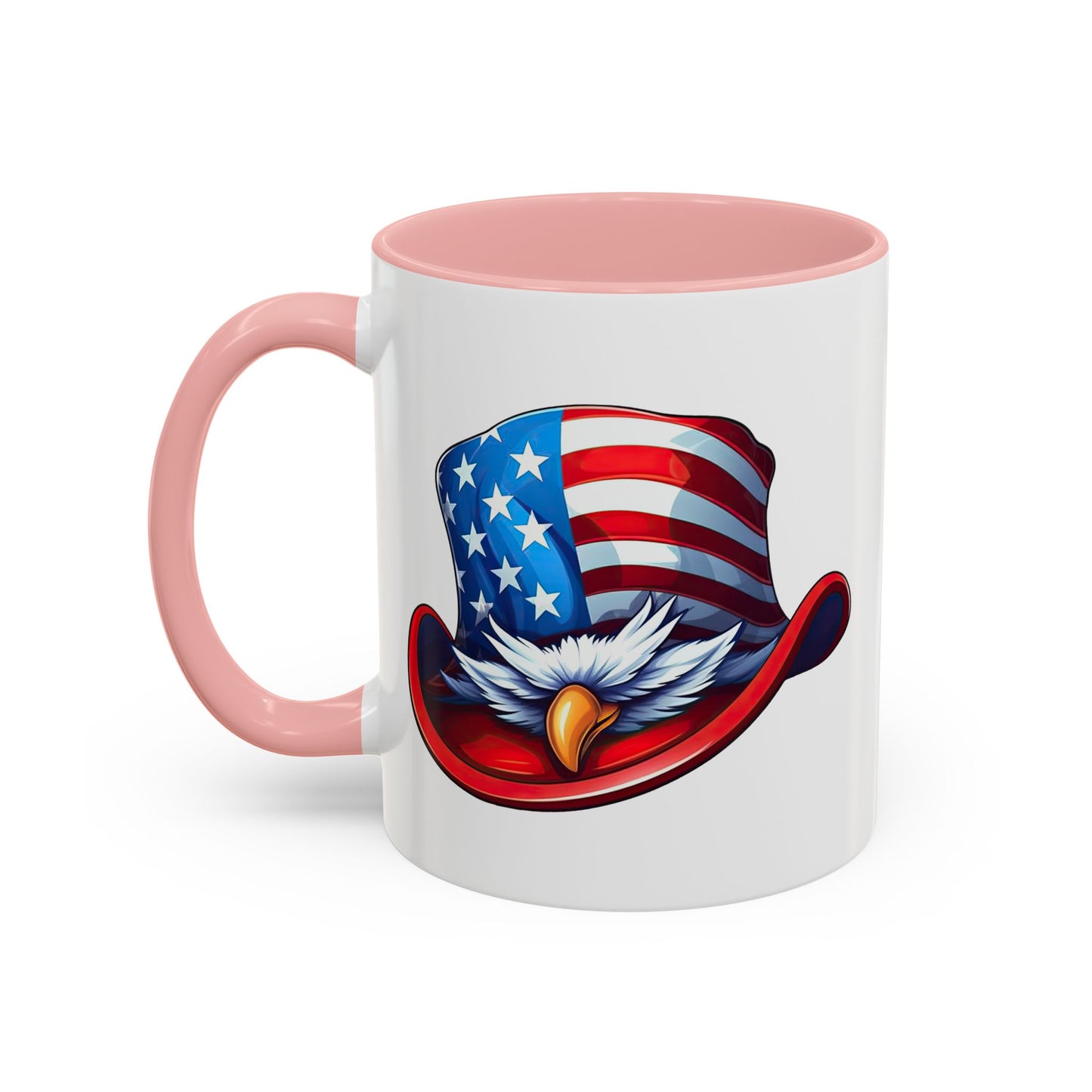 4th of July Mug - Bald Eagle American Hat