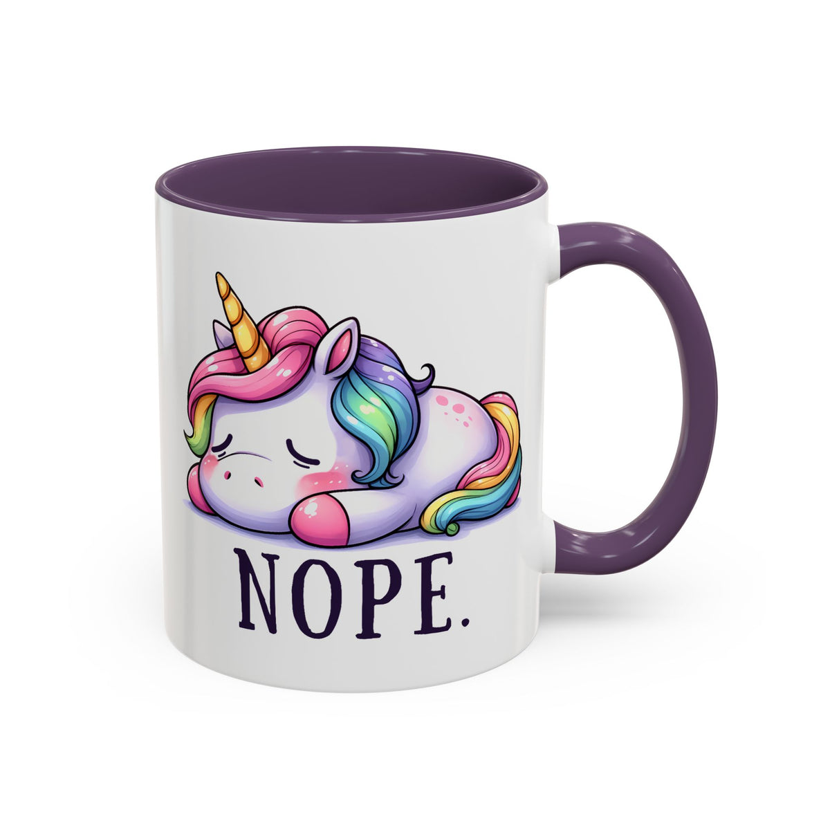 Humor Mug - Nope Unicorn