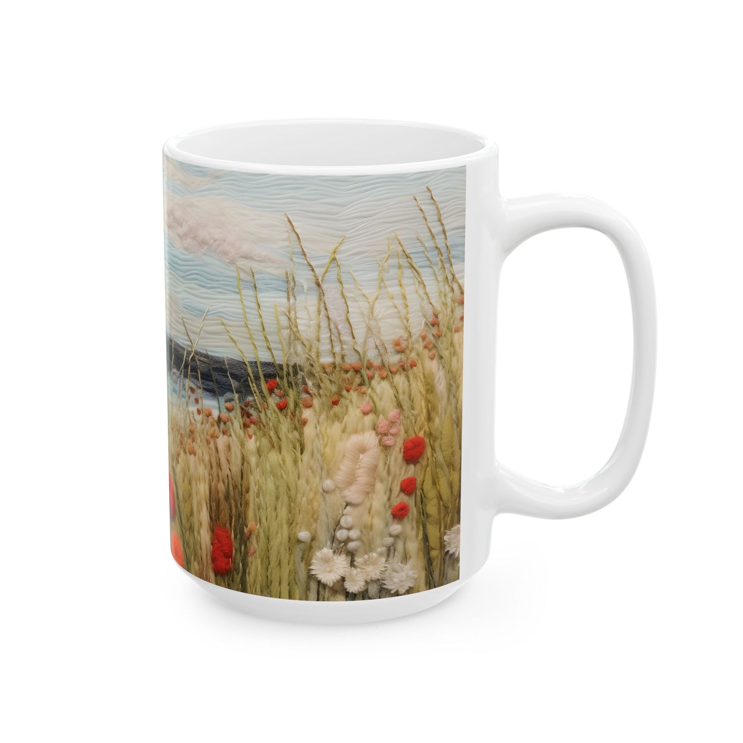 Artistic Mug - Felted Lighthouse 6