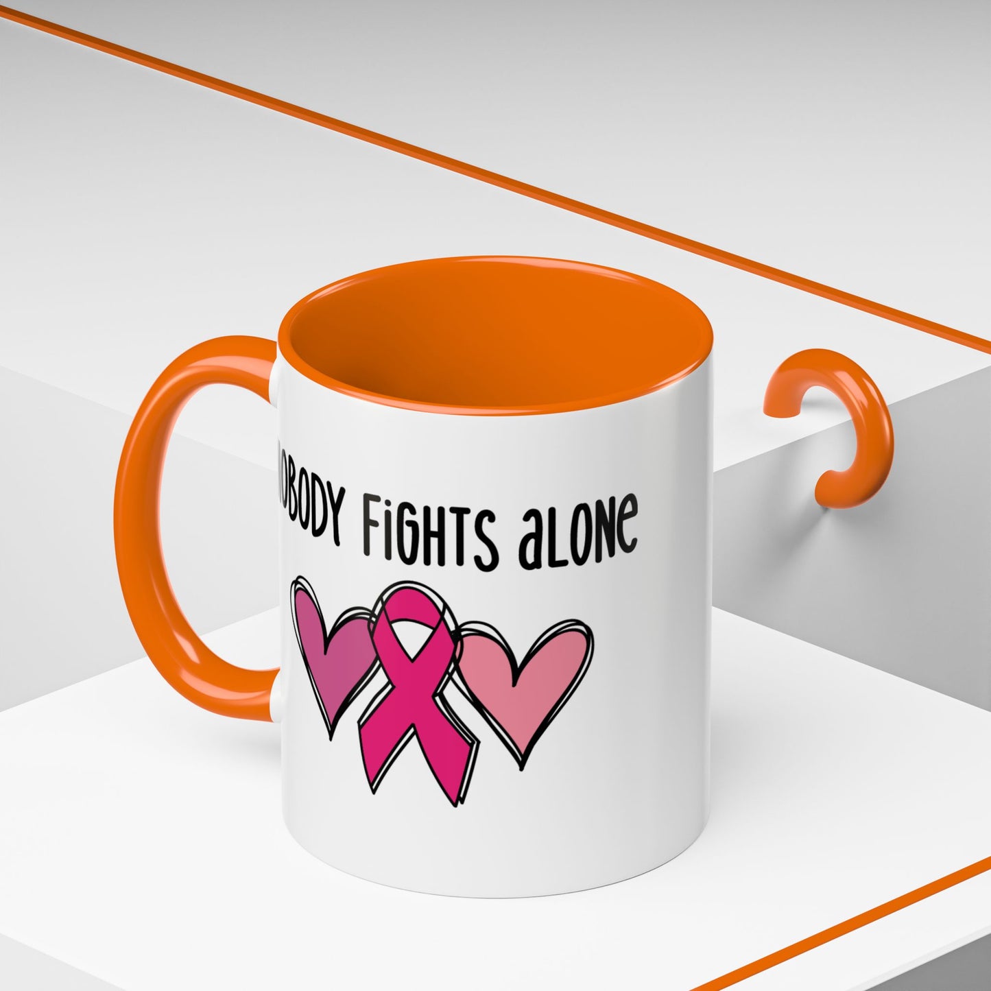 Support Mug - Nobody Fights Alone