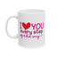 Anniversary Mug - I Love You Every Step